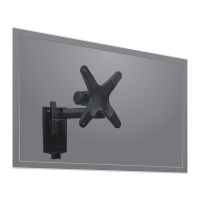 Monitor Wandbeugel 13-30" Flexibel 1-arm Zwart