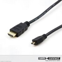Micro HDMI naar HDMI kabel, 3m, m/m