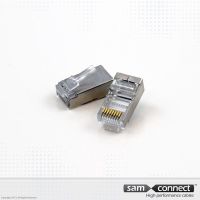 UTP Cat 7 RJ-45 8P8C plug, set 10st.